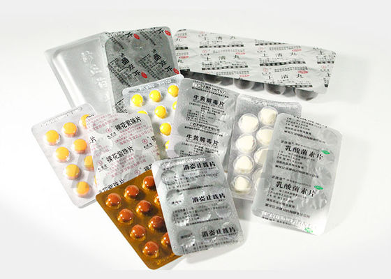 ส่งออกจากประเทศจีน OP ALU HSL อลูมิเนียมฟอยล์สำหรับบรรจุยาความร้อนปิดผนึกด้วย PVC และ PVDC