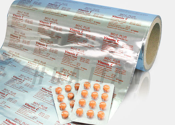 เภสัชกรรม Alu foil Pharma Packing Capsules Aluminum Blister Foil