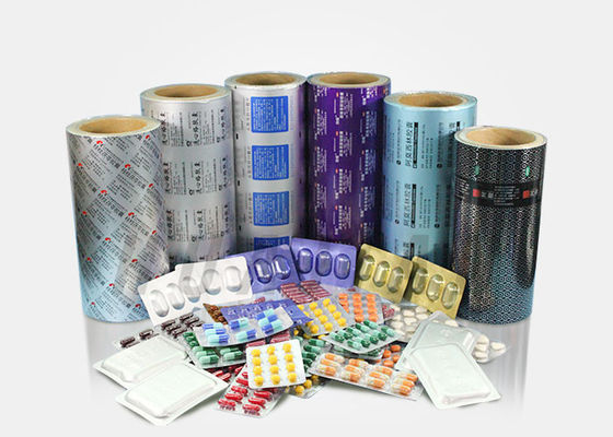 วัสดุบรรจุภัณฑ์ยา Alu 20 Micron PTP Blister Foils