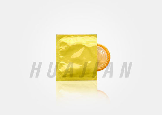 ฟอยล์บรรจุภัณฑ์ถุงยางอนามัยอลูมิเนียม OEM สีสันสดใส