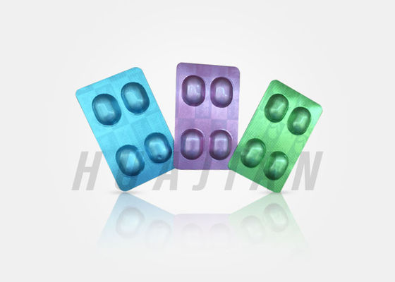 ป้องกันการปลอมแปลง Alu Pvc Blister สำหรับเม็ดแคปซูลเม็ด