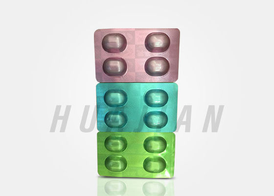 ป้องกันการปลอมแปลง Alu Pvc Blister สำหรับเม็ดแคปซูลเม็ด